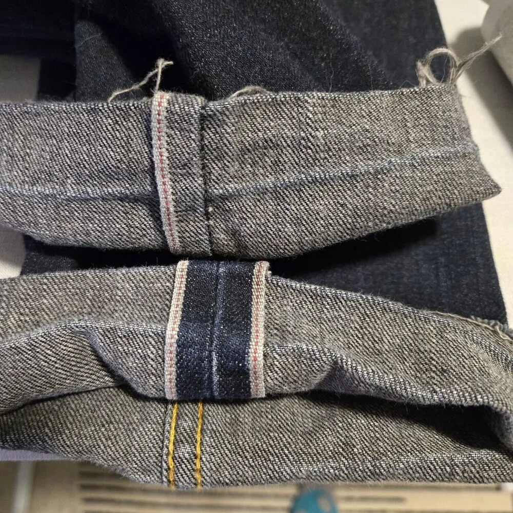 Naked & Famous Weird Guy Indigo Selvedge Japanese Denim Jeans Mens Size 33 - Picture 6 of 11